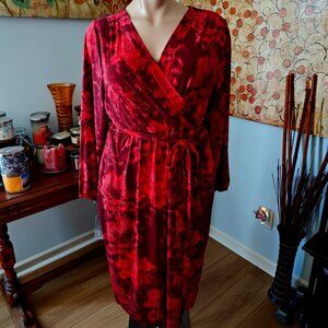 Lane Bryant 22/24w Faux Wrap Dress